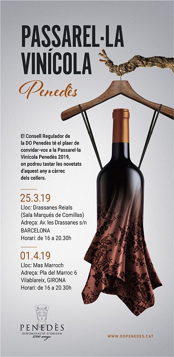 Les noves tendències en vins de la DO Penedès es presenten a la Passarel·la Vinícola Penedès 2019
